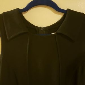 carolina herrera black sleeveless dress